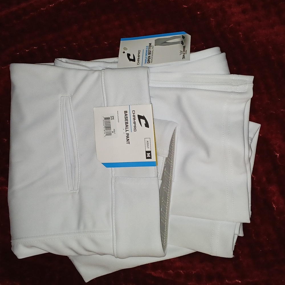 Champro Triple Crown 2.0 Open Bottom Premium Baseball Pant Size M